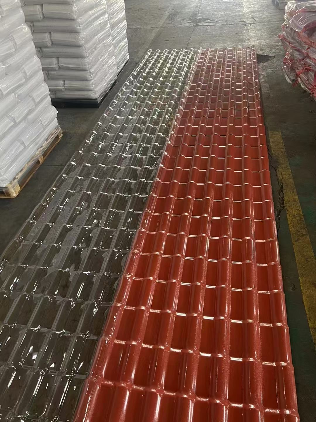 透明pc琉璃瓦專為合成樹脂瓦配套的透明采光產品